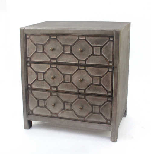 16 X 30 X 31 Brown 3 Drawer Quaint Vintage Wood - Cabinet