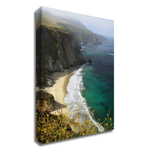 Big Sur Coast Wrapped Canvas Print Wall Art