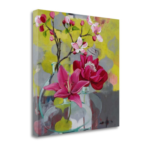 Apple Blossom Trio 4 Wrapped Canvas Print Living Room Wall Art