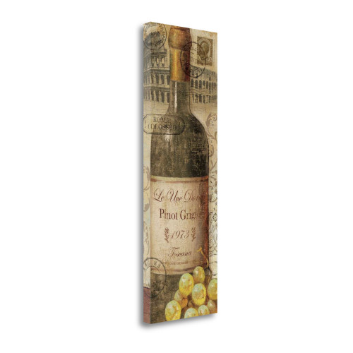 European Wines I Wrapped Canvas Print Living Room Wall Art