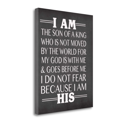 I Am His Son 2 Wrapped Canvas Print Living Room Wall Art