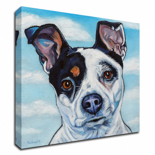 Luna Wrapped Canvas Print Wall Art