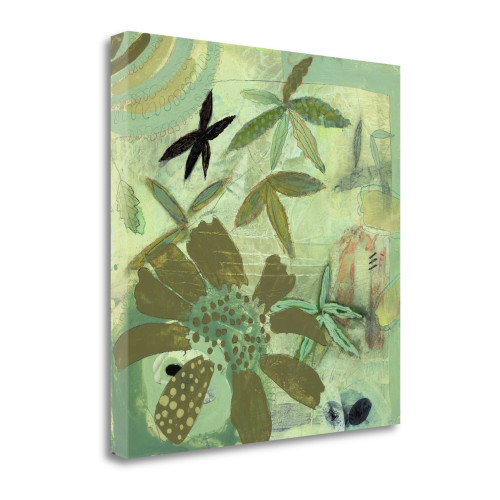 Floral Fantasies 2 Wrapped Canvas Print Living Room Wall Art