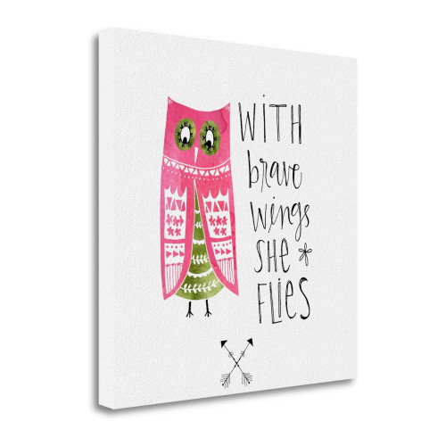 Brave Wings 1 Wrapped Canvas Print Living Room Wall Art