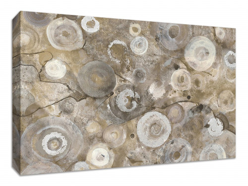 Neutral Agate 7 Wrapped Canvas Print Wall Art