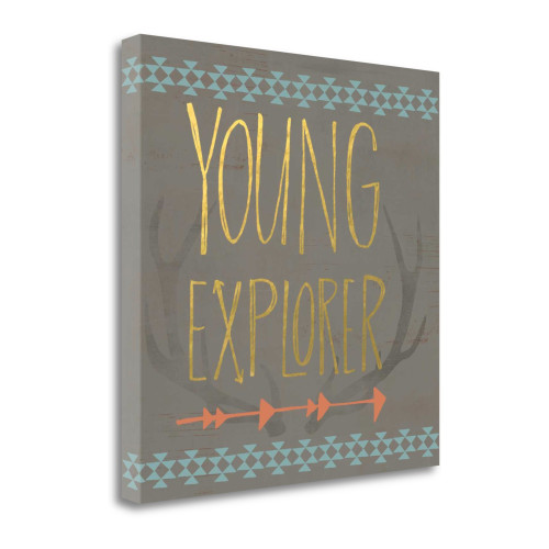 Young Explorer 2 Wrapped Canvas Print Living Room Wall Art