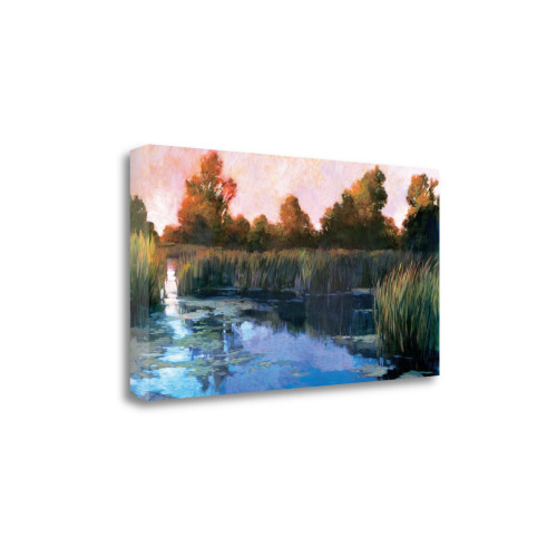 The Lily Pond 3 Wrapped Canvas Print Wall Art