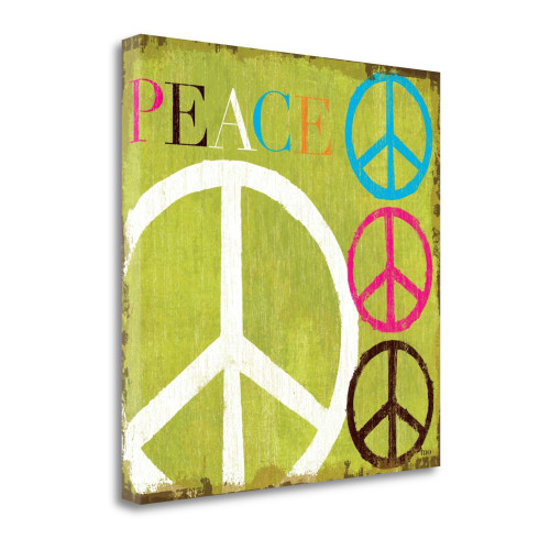 Peace 2 Wrapped Canvas Print Living Room Wall Art