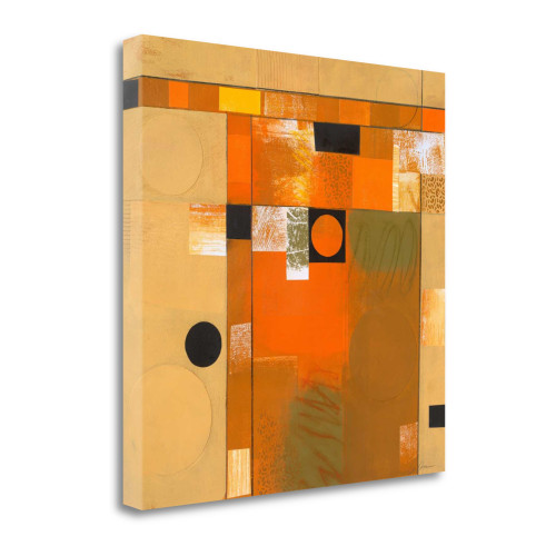 Soleil II Wrapped Canvas Print Living Room Wall Art
