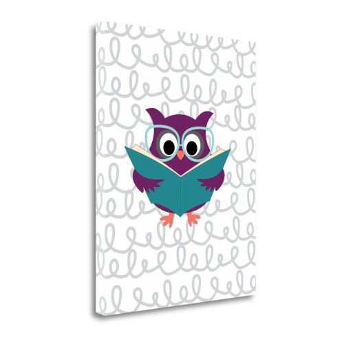 Owl I Wrapped Canvas Print Living Room Wall Art