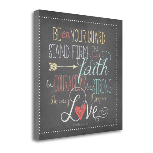 Do Everything In Love 1 Wrapped Canvas Print Living Room Wall Art