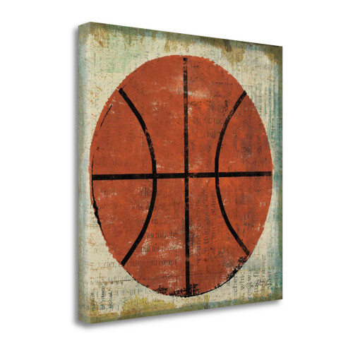 Ball II Wrapped Canvas Print Living Room Wall Art