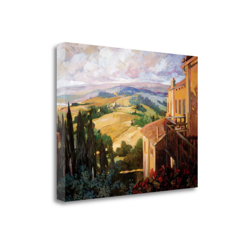 View To The Valley 4 Wrapped Canvas Print Wall Art