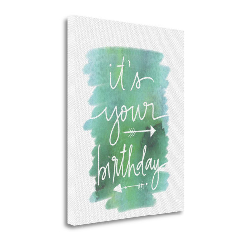 It's Your Birthday 3 Wrapped Canvas Print Living Room Wall Art