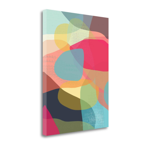 Layered Earth One 4 Wrapped Canvas Print Living Room Wall Art