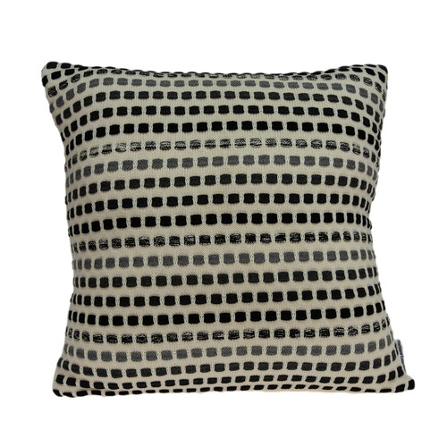 Modern Square Shades of Gray Accent Pillow Cover