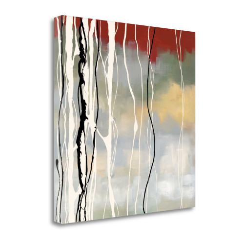 Silver Birch II Wrapped Canvas Print Living Room Wall Art
