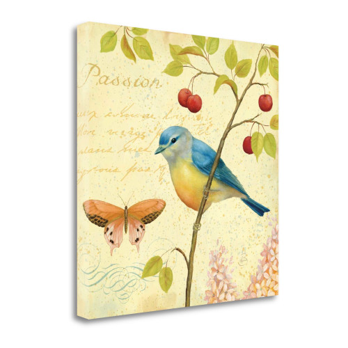 Garden Passion IV Wrapped Canvas Print Living Room Wall Art