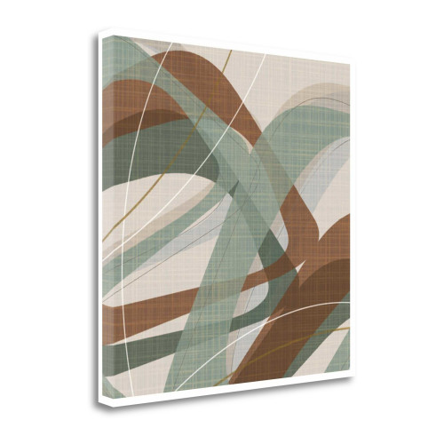 Mint Ripple 8 Wrapped Canvas Print Wall Art