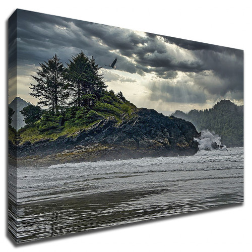 Before The Storm Wrapped Canvas Print Wall Art