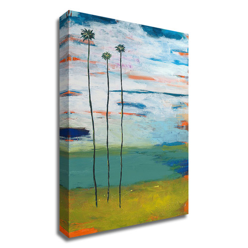 "Desert Palms" Wrapped Canvas Print Wall Art
