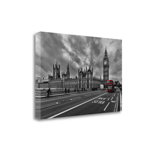 Double Decker London 1 Wrapped Canvas Print Living Room Wall Art