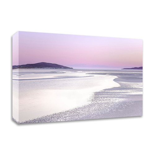 Silver Silence Wrapped Canvas Print Wall Art
