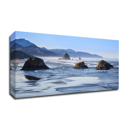 Cannon Beach Wrapped Canvas Print Wall Art
