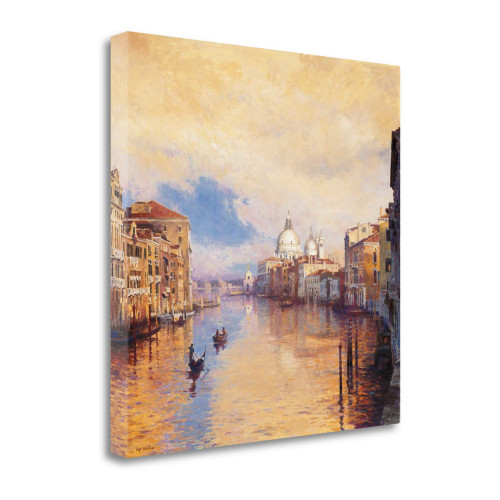 The Grand Canal 4 Wrapped Canvas Print Living Room Wall Art