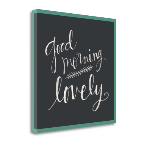Good Morning 4 Wrapped Canvas Print Living Room Wall Art
