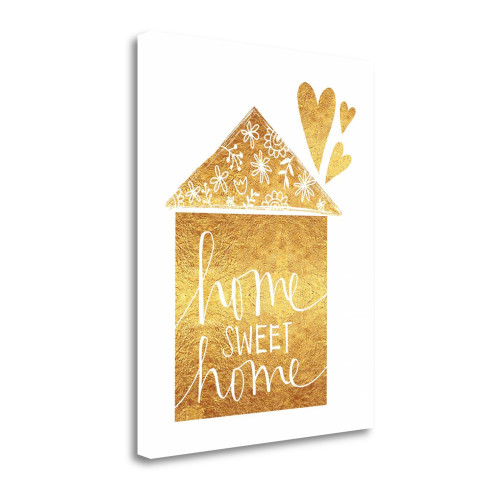 Home Sweet Home 7 Wrapped Canvas Print Living Room Wall Art
