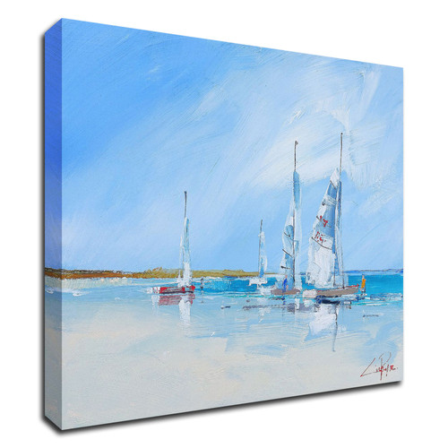 Aspendale Sails 1 Wrapped Canvas Print Wall Art