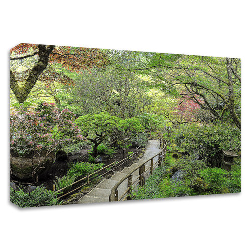 "Stairway To Paradise" Wrapped Canvas Print Wall Art