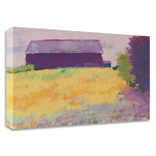 "Wheat Field" Wrapped Canvas Print Wall Art