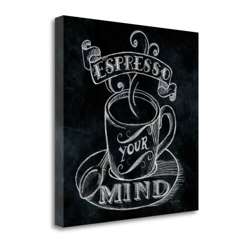 Espresso Your Mind No Border 1 Wrapped Canvas Print Living Room Wall Art