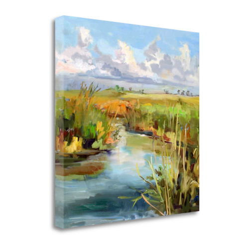 Afternoon Skies 1 Wrapped Canvas Print Living Room Wall Art