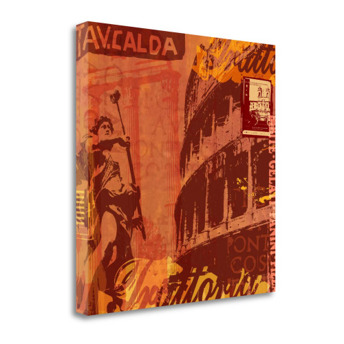 Rome Wrapped Canvas Print Living Room Wall Art