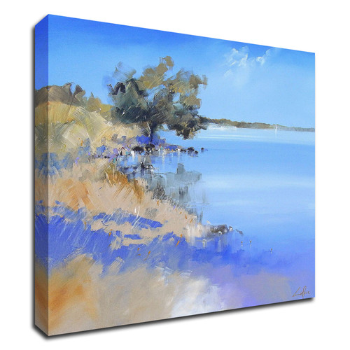 "Lake Bolac" Wrapped Canvas Print Wall Art