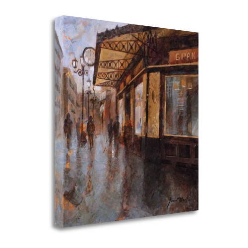 Gran Cafe 4 Wrapped Canvas Print Wall Art