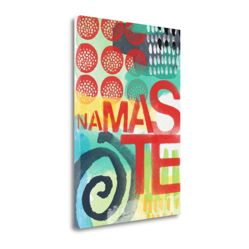 Abstract Namaste 1 Wrapped Canvas Print Living Room Wall Art