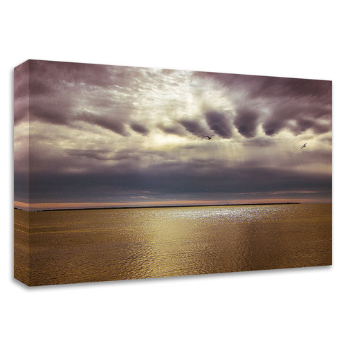 "To Face This Day" Wrapped Canvas Print Wall Art