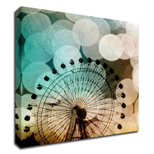 "At The Fair" Wrapped Canvas Print Wall Art