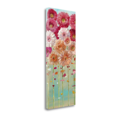 Daisies Spring I Wrapped Canvas Print Living Room Wall Art