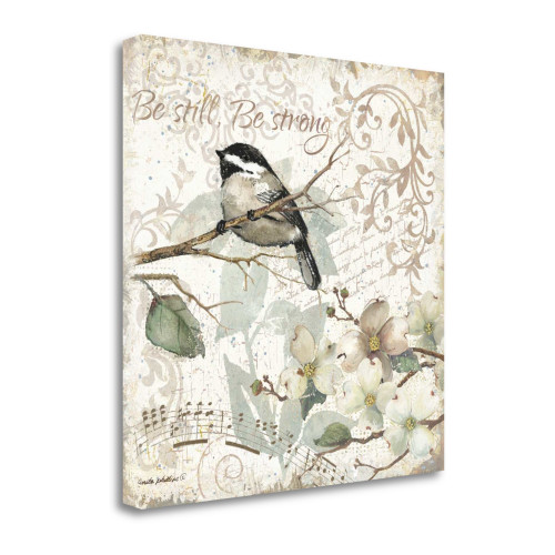 Be Still Be Strong Wrapped Canvas Print Wall Art