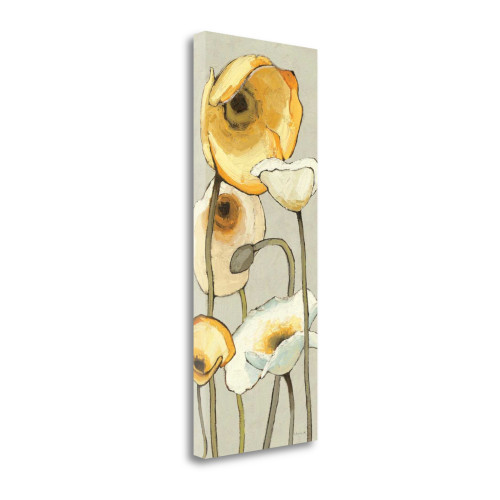 Jaune Gris Panel II Wrapped Canvas Print Living Room Wall Art