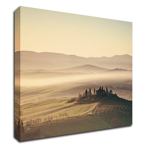 "Tuscan Sunrise" Wrapped Canvas Print Wall Art
