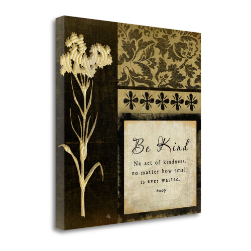 Be Kind 19 Wrapped Canvas Print Living Room Wall Art