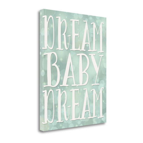 Dream Baby Dream 3 Wrapped Canvas Print Living Room Wall Art