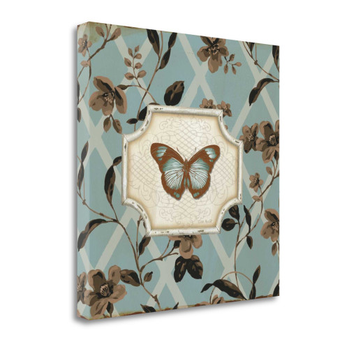 Butterfly Bliss IV Wrapped Canvas Print Living Room Wall Art