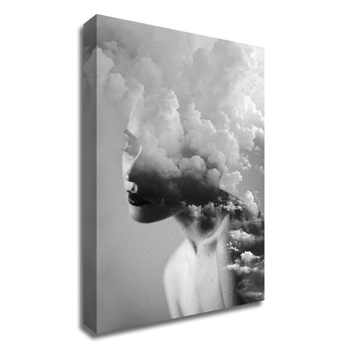 Cloudy Mind Wrapped Canvas Print Wall Art